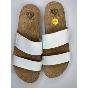 REEF  Vista Hi Platform Sandal Women's White Size 9 NWOT REEF
